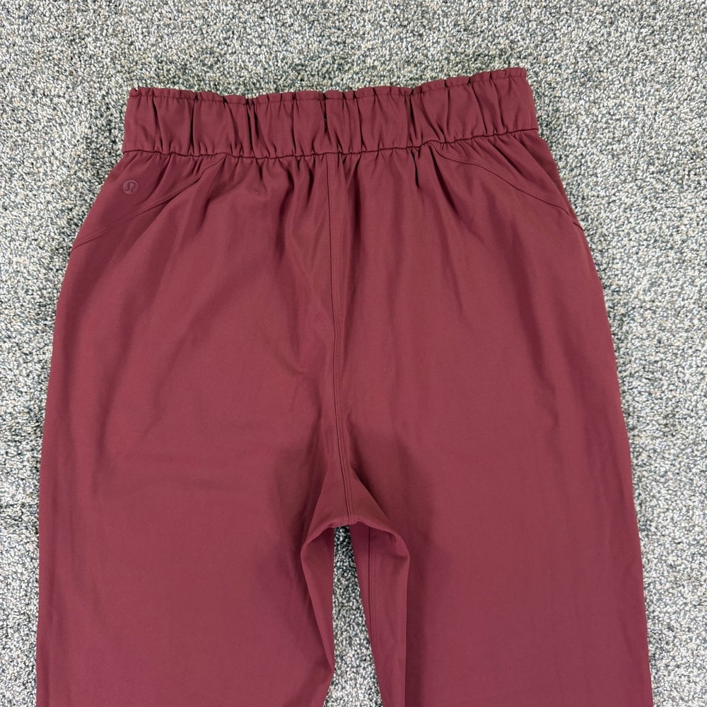 Lululemon Stretch High-Rise Jogger Red Merlot Womens 6 Workout Train Gym LW5CV4S - Picture 6 of 13